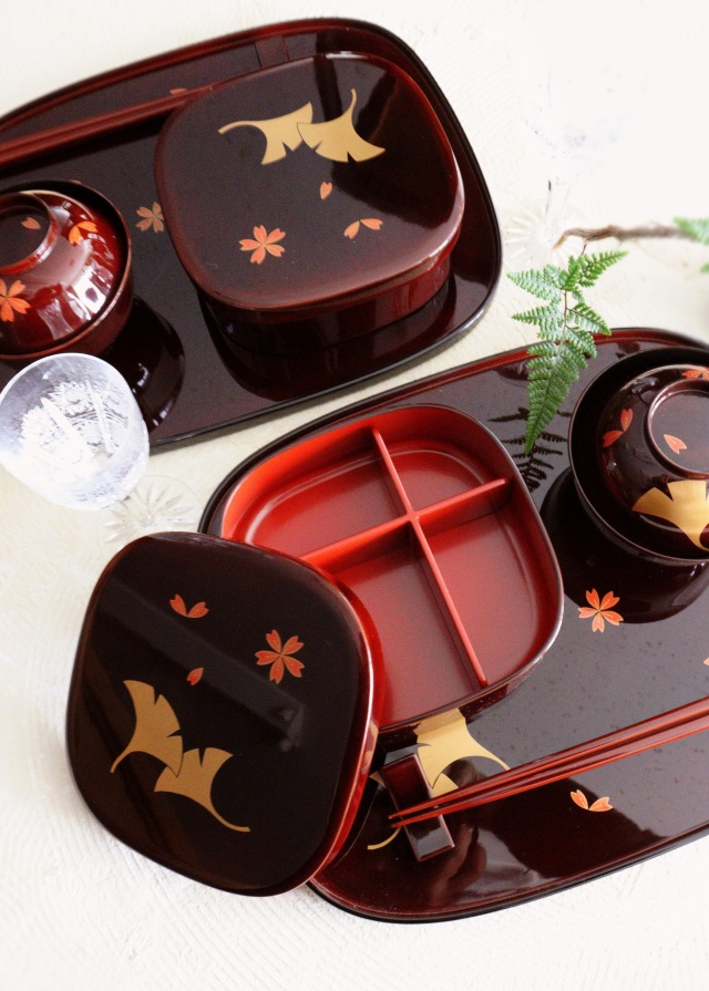 輪島塗おもてなし膳セット 2セット 懐石膳 懐石セット 会席 お膳 お重