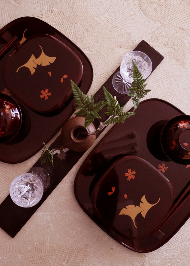 輪島塗おもてなし膳セット 2セット 懐石膳 懐石セット 会席 お膳 お重