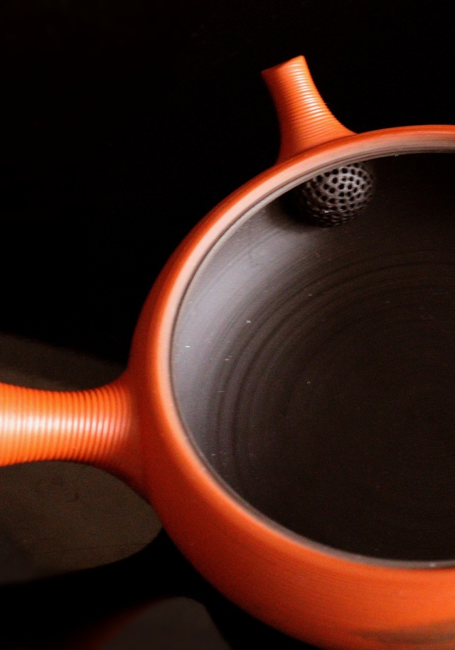 常滑焼　水野陶景作　茶注　急須　茶器　煎茶道具　中国茶　煎茶　煎茶器　茶瓶　作家急須　横手急須