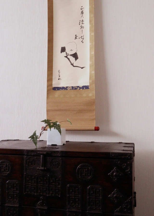 李朝箪笥 李朝バンダジ パンダジ韓国アンティーク家具 中サイズ 幅850