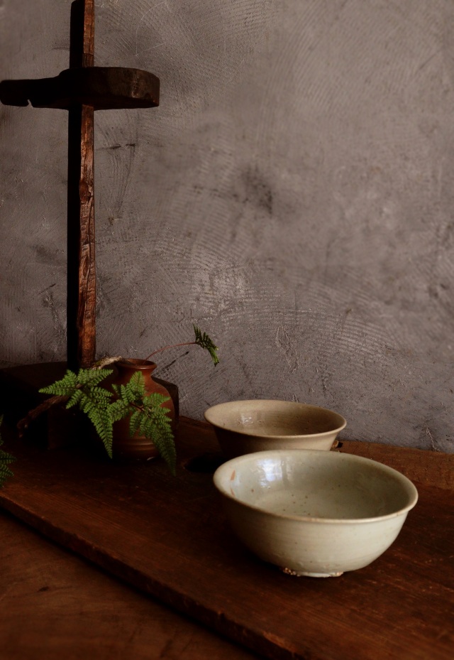 李朝白磁茶碗 白磁器 韓国美術 李朝骨董 白磁鉢