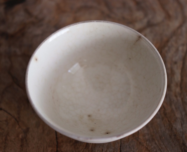 色絵万古焼煎茶茶碗客　　酒器　金継　金直し　茶器　煎茶　中国茶　ぐいのみ　盃　小鉢