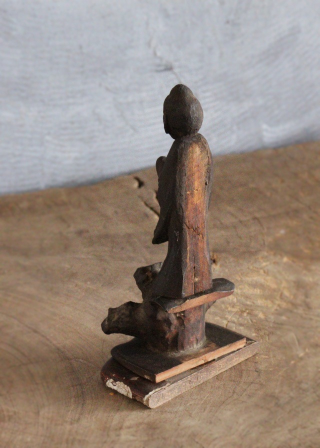 山出釈迦像 厨子 小仏 仏像 時代仏 骨董 仏教美術 古仏 木彫仏