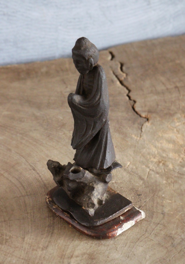 山出釈迦　厨子　小仏 仏像  時代仏 　骨董　仏教美術　古仏　木彫仏　