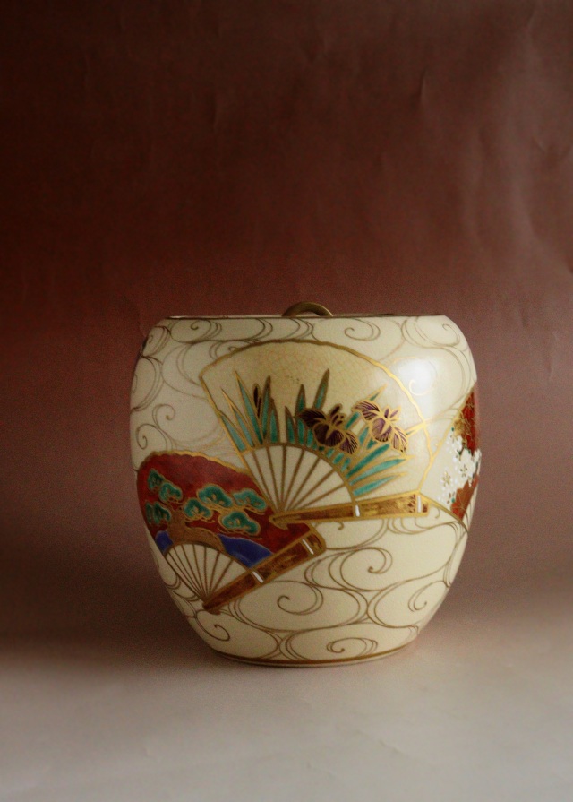 清閑寺窯 杉田祥平作 京焼 皆具 茶道具Antique Sam's Collection