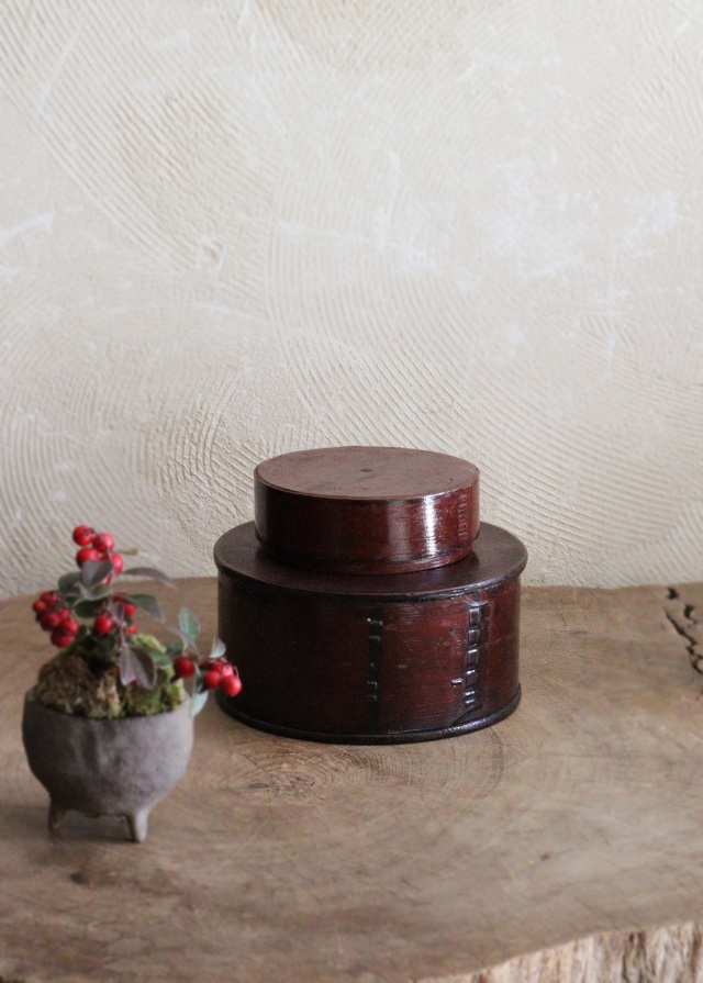 曲げわっぱ 漆器 入れ子 わっぱ 小物入れ 二段