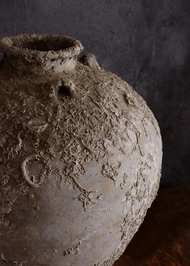 海底遺跡 海上がり壷 古陶磁 四耳壷 骨董 古美術 中国美術