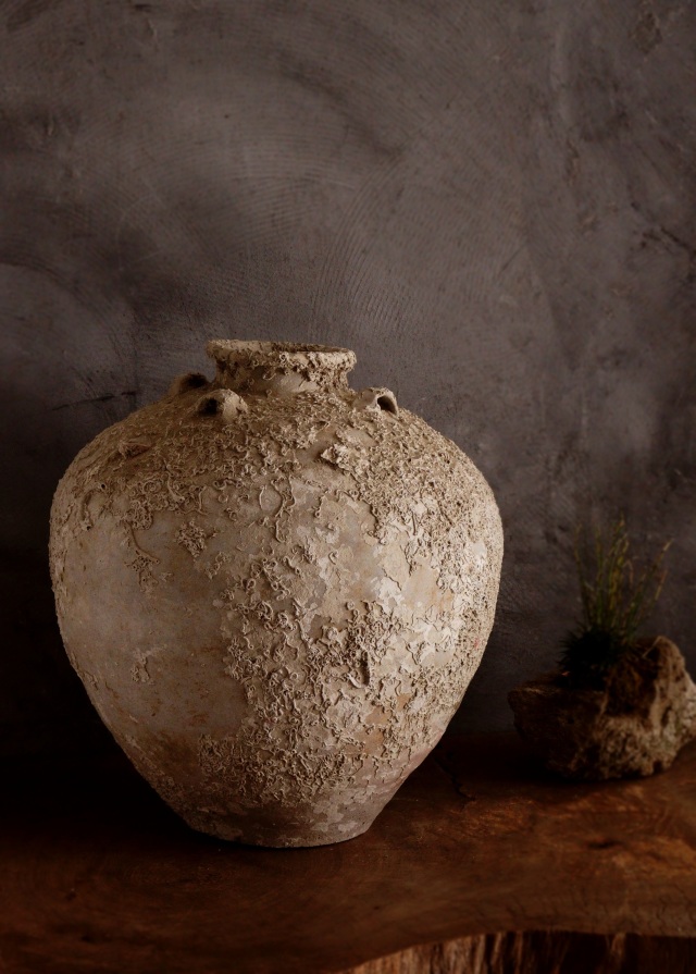 海底遺跡 海上がり壷 古陶磁 四耳壷 骨董 古美術 中国美術