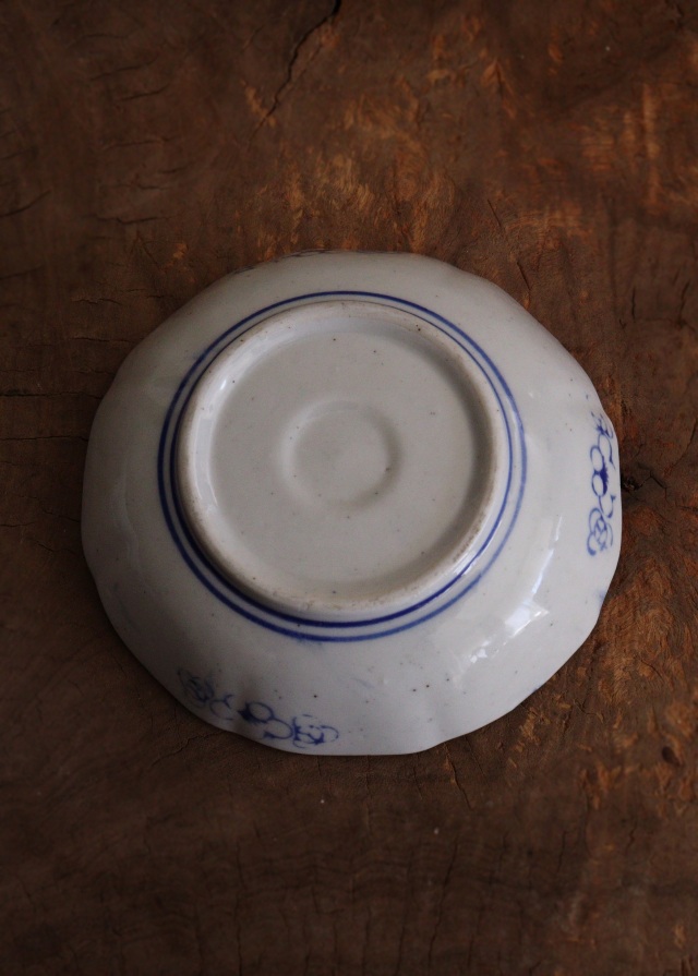 染付印判なます皿 なます皿 4枚組 膾皿 取り皿Antique Sam's Collection