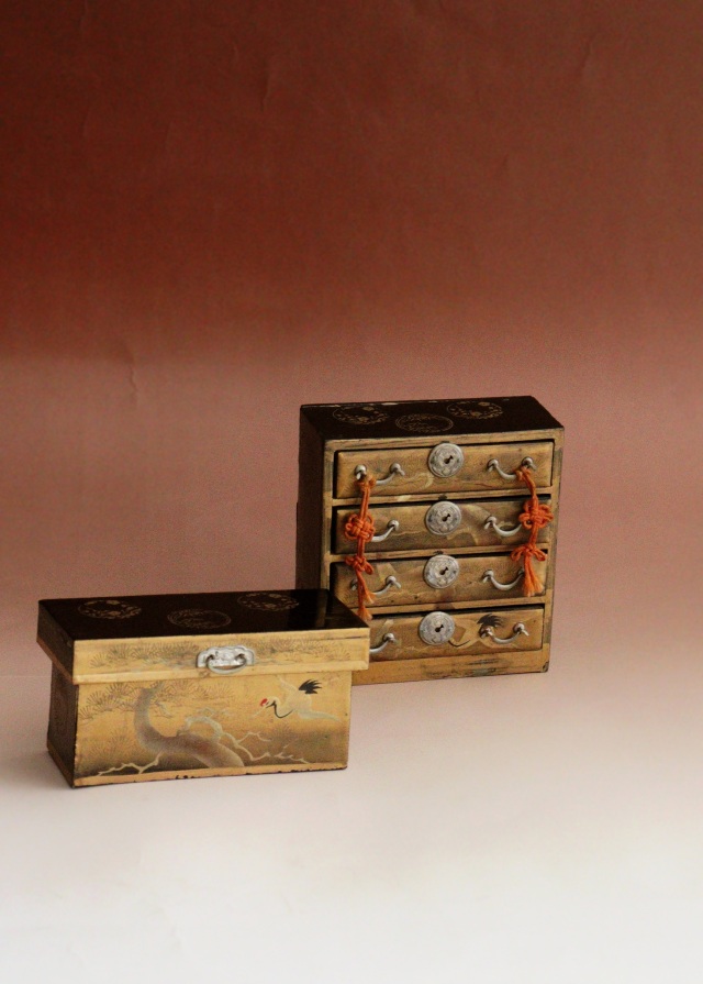 雛道具　蒔絵道具　雛人形箪笥　長持　蒔絵道具　雛人形道具　道具　ひな祭り