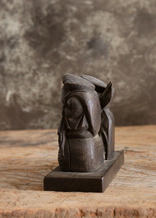 恵比寿大黒像 木彫 木彫仏 小仏 Antique Sam's Collection