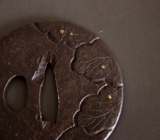 鉄鍔　鐔　刀鍔　骨董　脇差