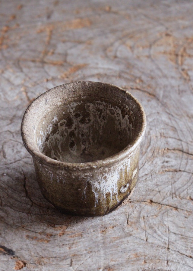 唐津酒器　ぐいのみ　斑唐津　朝鮮唐津　古陶磁　酒器