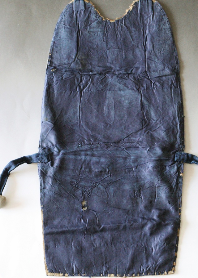 火消　胸当て　藍染　アンティーク　装身具　江戸時代