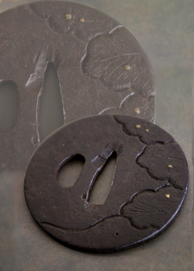 鉄鍔 鐔 刀鍔 骨董 脇差