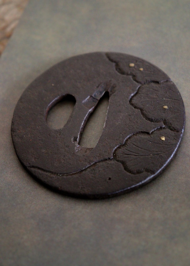 鉄鍔 鐔 刀鍔 骨董 脇差