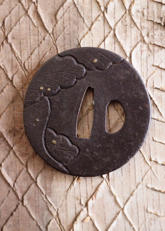 鉄鍔　鐔　刀鍔　骨董　脇差