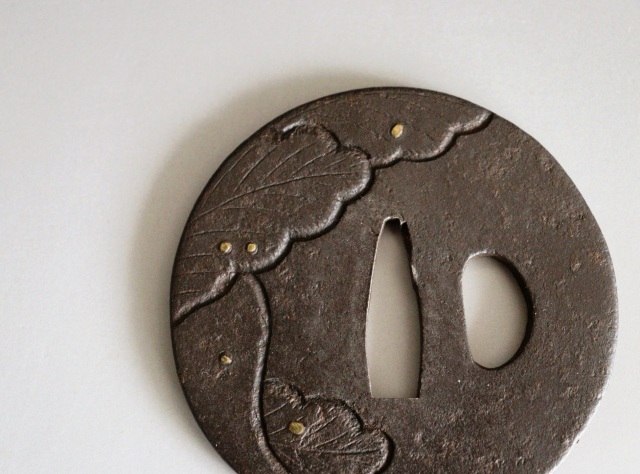 鉄鍔　鐔　刀鍔　骨董　脇差