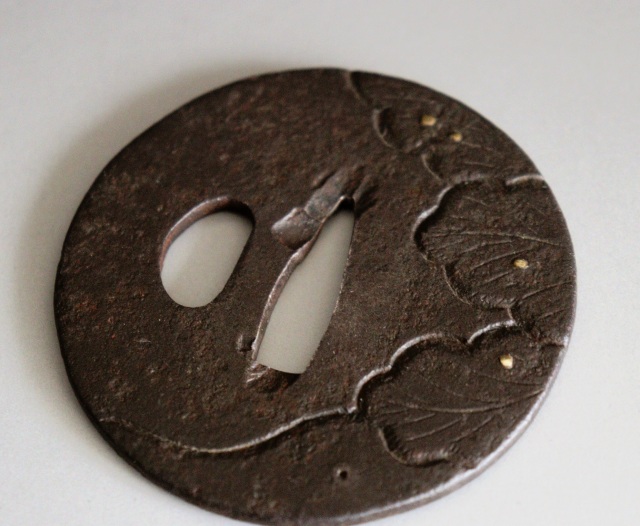 鉄鍔　鐔　刀鍔　骨董　脇差