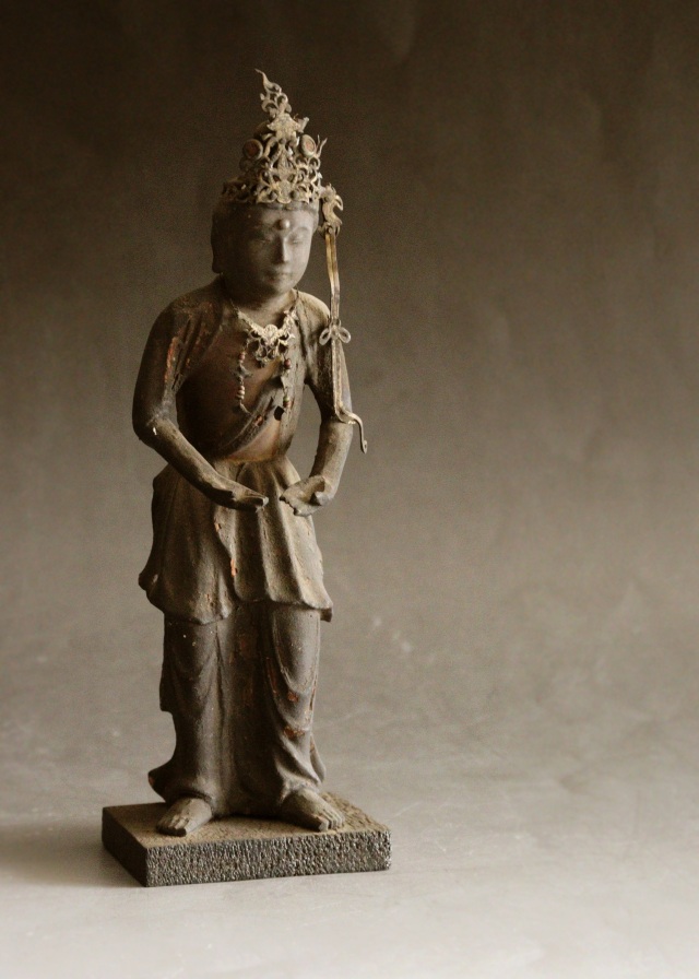 観音菩薩 小仏 仏像 時代仏 骨董 仏教美術 古仏 Antique Sam's