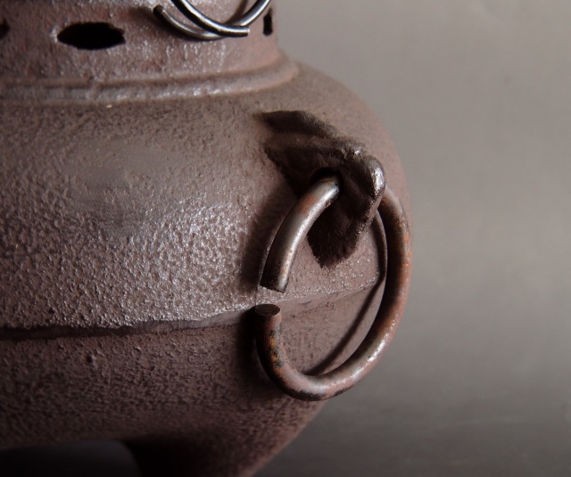 鬼面風炉　茶道具　美品　風炉釜　風炉　
