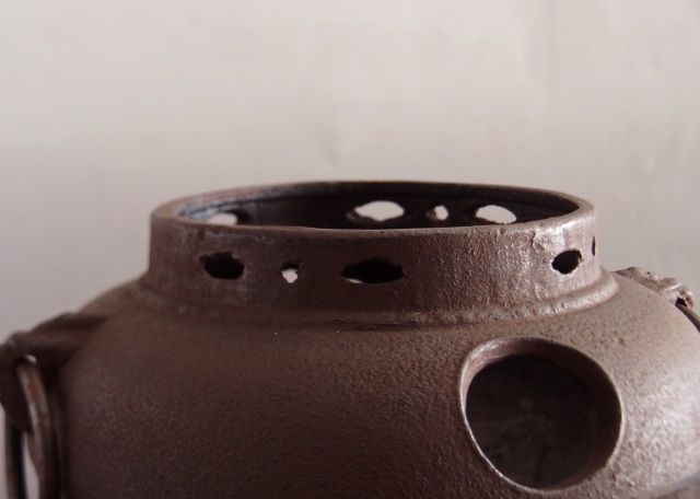 鬼面風炉　茶道具　美品　風炉釜　風炉　