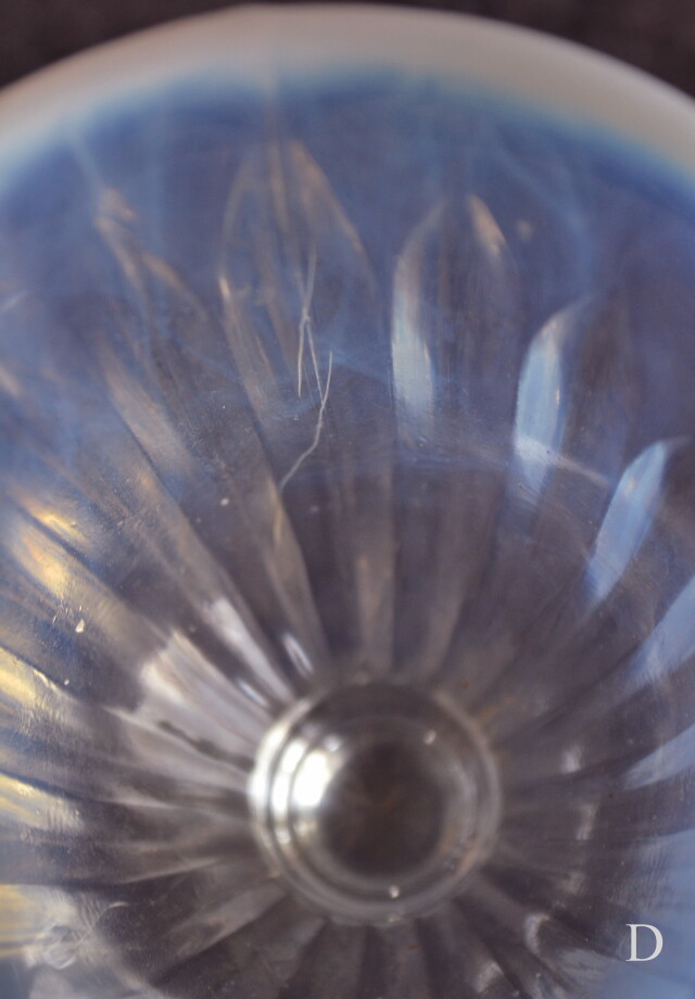 オパルセントガラス　乳白ガラス　氷コップ　ガラス器　