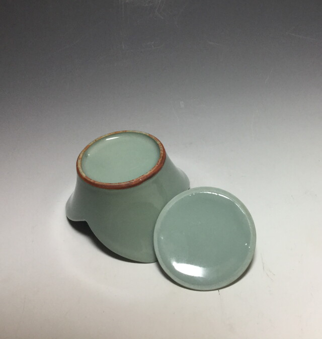青磁割り山椒向付